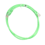 Patch Cable2E Cat 5e,UTP,RJ45, 26AWG ,7/0.16 Cu, 1.00 m,PVC, Green