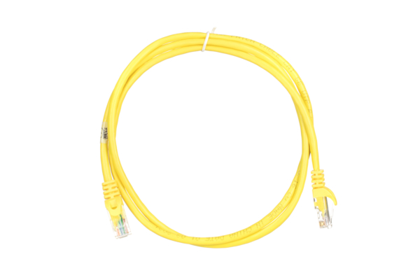 Патч-корд 2E САТ 5e, UTP, 1.20м, 26AWG, RJ45, 7/0.16, Cu, PVC, желтый