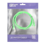 Patch Cable 2E Cat 5e,UTP,RJ45, 26AWG ,7/0.16 Cu, 1.20 m,PVC, Green