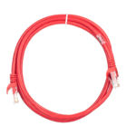 Патч-корд 2E САТ 5e, UTP, 1.50м, 26AWG, RJ45, 7/0.16, Cu, PVC, червоний