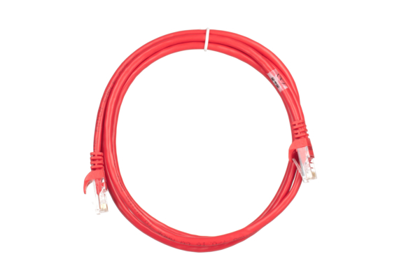 Патч-корд 2E САТ 5e, UTP, 1.50м, 26AWG, RJ45, 7/0.16, Cu, PVC, червоний
