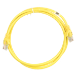 Патч-корд 2E САТ 5e, UTP, 1.50м, 26AWG, RJ45, 7/0.16, Cu, PVC, жовтий