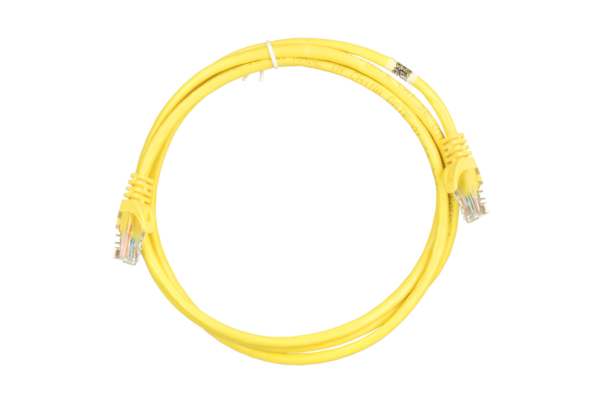 Патч-корд 2E САТ 5e, UTP, 1.50м, 26AWG, RJ45, 7/0.16, Cu, PVC, жовтий
