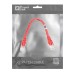 Patch Cable 2E Cat 6,UTP,RJ45, 26AWG ,7/0.16 Cu, 0.20 m, PVC,Red