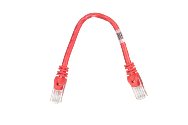 Patch Cable 2E Cat 6,UTP,RJ45, 26AWG ,7/0.16 Cu, 0.20 m, PVC,Red