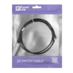 Патч-корд 2E САТ 5e, UTP, 2м, 26AWG, RJ45, 7/0.16, Cu, PVC, черный