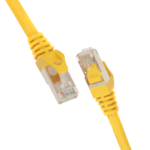 Патч-корд 2E САТ 6, S-FTP, 1.50м, 26AWG, RJ45, 7/0.16, Cu, PVC, желтый