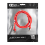 Патч-корд 2E САТ 6, S-FTP, 1.50м, 26AWG, RJ45, 7/0.16, Cu, PVC, красный