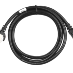Patch Cable 2E Cat 6,Shielding S-FTP,metal foil pairs,braided cable,RJ45, 4X2 27AWG ,7/0.14 Cu, 1.50 m, PVC,Black