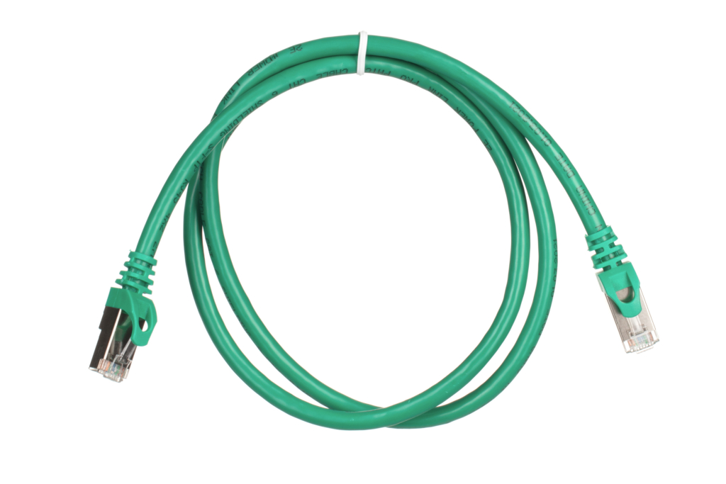 Патч-корд 2E САТ 6, S-FTP, 1м, 26AWG, RJ45, 7/0.16, Cu, PVC, зелений
