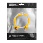 Патч-корд 2E САТ 6, S-FTP, 0.50м, 26AWG, RJ45, 7/0.16, Cu, PVC, желтый
