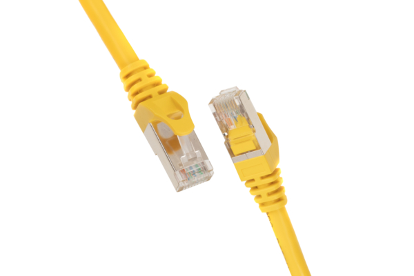 Патч-корд 2E САТ 6, S-FTP, 0.50м, 26AWG, RJ45, 7/0.16, Cu, PVC, желтый