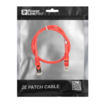 Патч-корд 2E САТ 6, S-FTP, 0.50м, 26AWG, RJ45, 7/0.16, Cu, PVC, червоний