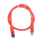 Патч-корд 2E САТ 6, S-FTP, 0.50м, 26AWG, RJ45, 7/0.16, Cu, PVC, червоний