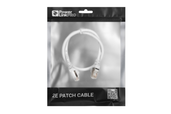 Патч-корд 2E САТ 6, S-FTP, 0.50м, 26AWG, RJ45, 7/0.16, Cu, PVC, серый