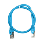 Патч-корд 2E САТ 6, S-FTP, 0.50м, 26AWG, RJ45, 7/0.16, Cu, PVC, синий