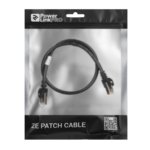 Патч-корд 2E САТ 6, S-FTP, 0.50м, 26AWG, RJ45, 7/0.16, Cu, PVC, черный