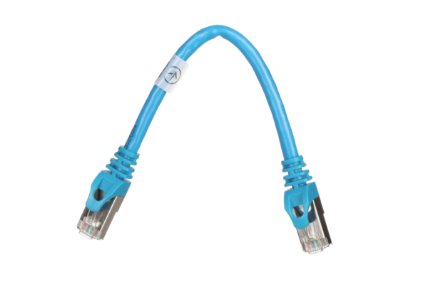 Патч-корд 2E САТ 6, S-FTP, 0.20м, 26AWG, RJ45, 7/0.16, Cu, PVC, синий
