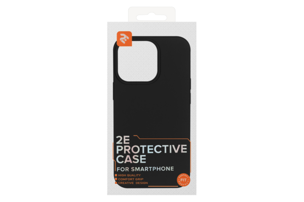 Чехол 2Е Basic для iPhone 13 Pro, Liquid Silicone, черный