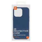 Чехол 2Е Basic для iPhone 13 Pro, Liquid Silicone, синий светлый