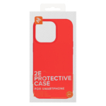 2Е Basic case for iPhone 13 Pro, Liquid Silicone, Red