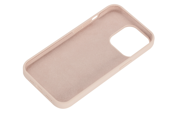 Чехол 2Е Basic для iPhone 13 Pro, Liquid Silicone, бежево-розовый