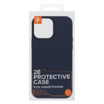 2Е Basic case for iPhone 13 Pro Max , Liquid Silicone, Midnight Blue