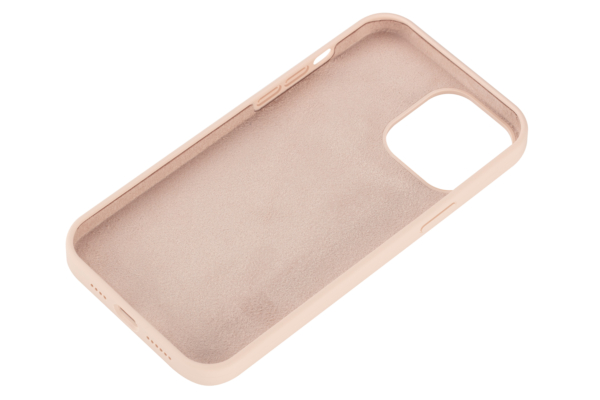 2Е Basic case for iPhone 13 Pro Max , Liquid Silicone, Sand Pink