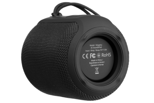 Portable Speaker 2E SoundXPod TWS, MP3, Wireless, Waterproof Black