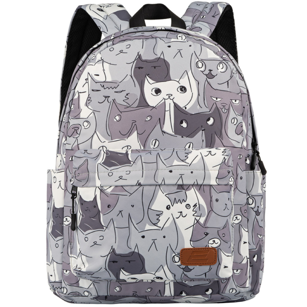 Рюкзак 2Е, TeensPack Cats, серый