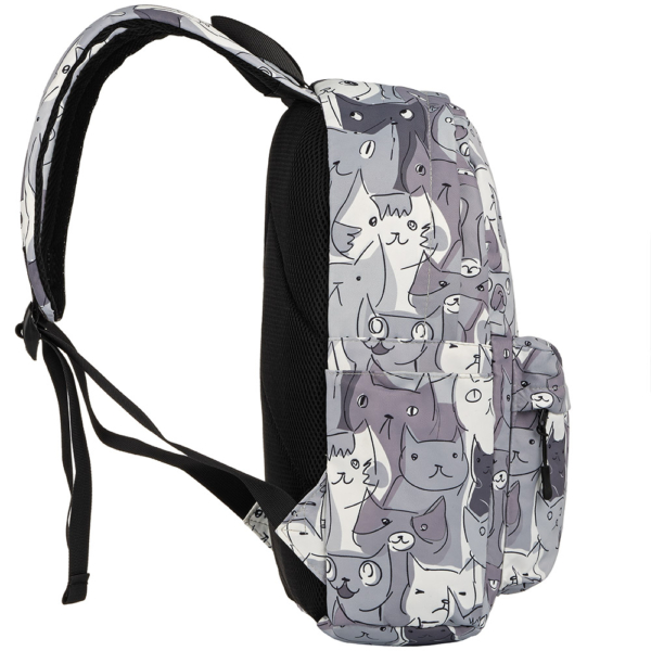 Рюкзак 2Е, TeensPack Cats, серый