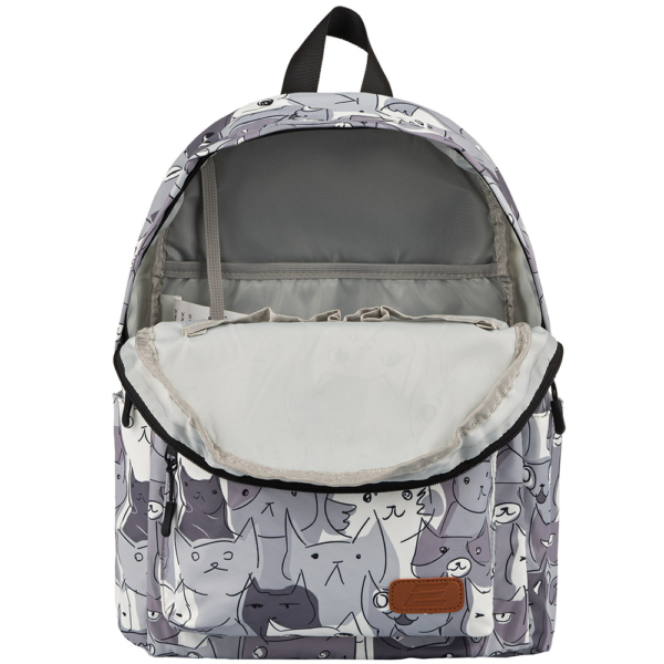 Рюкзак 2Е, TeensPack Cats, серый