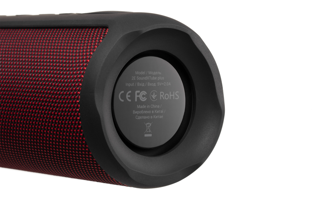 Акустическая система 2E SoundXTube Plus TWS, MP3, Wireless, Waterproof Red