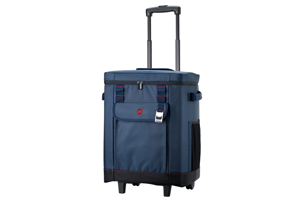 Термосумка на колёсах 2E, 50л, синяя