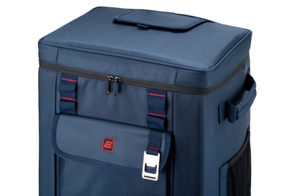 2E wheeled thermal bag 50L, dark blue