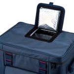 2E wheeled thermal bag 50L, dark blue