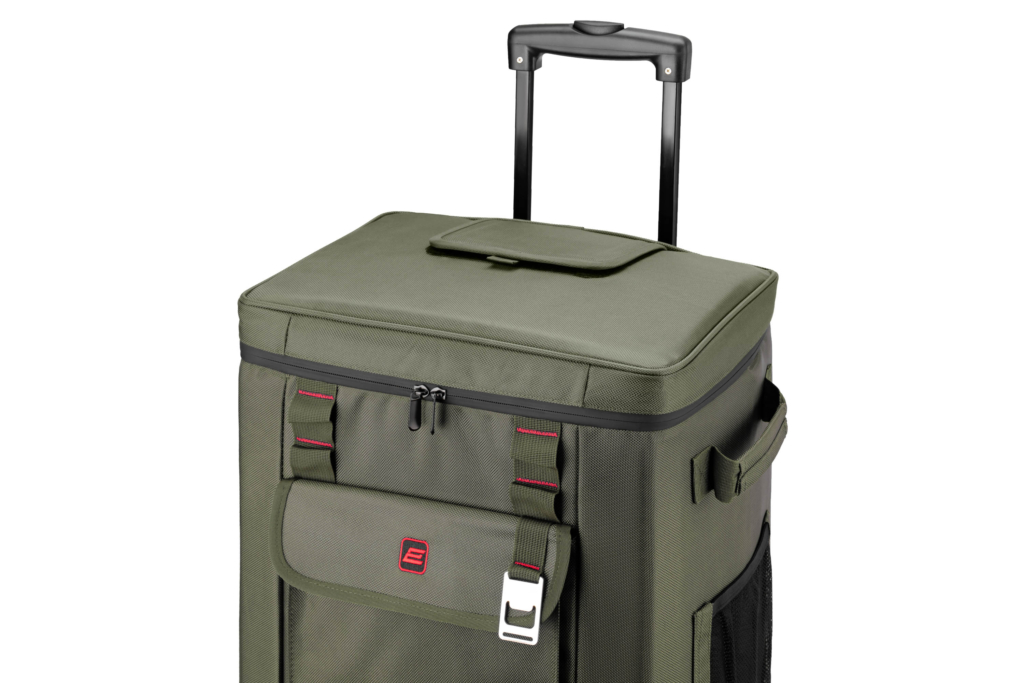 2E wheeled thermal bag 50L, dark olive