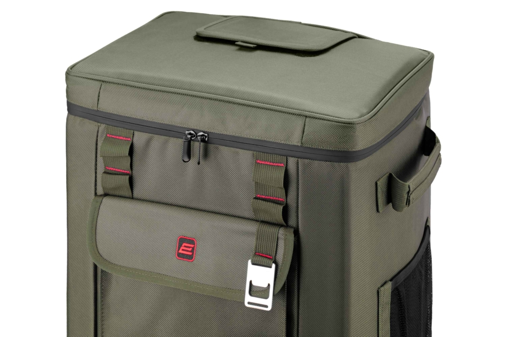 2E wheeled thermal bag 50L, dark olive