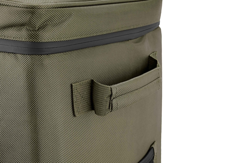 2E wheeled thermal bag 50L, dark olive