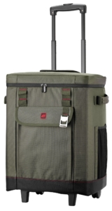 2E wheeled thermal bag 50L, dark olive