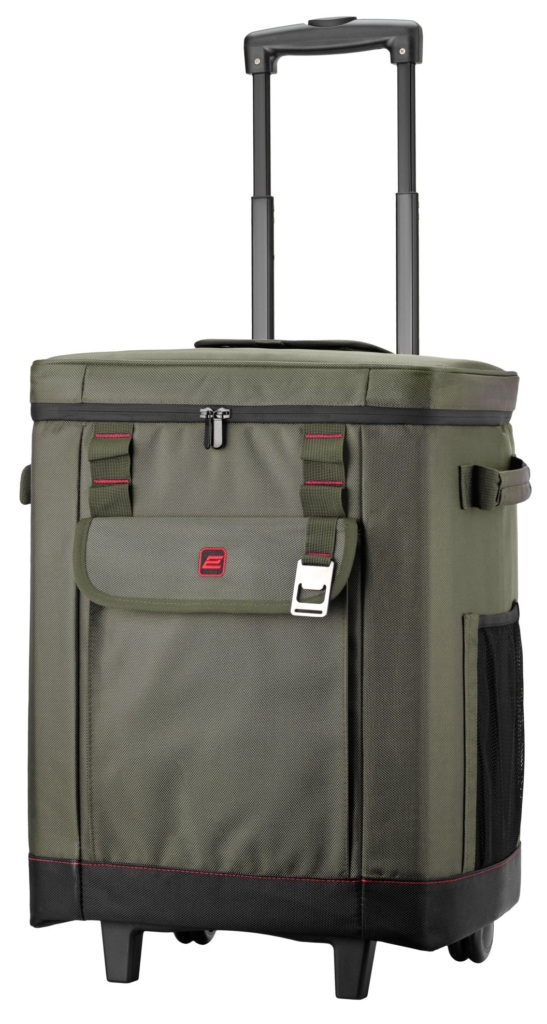 2E wheeled thermal bag 50L, dark olive