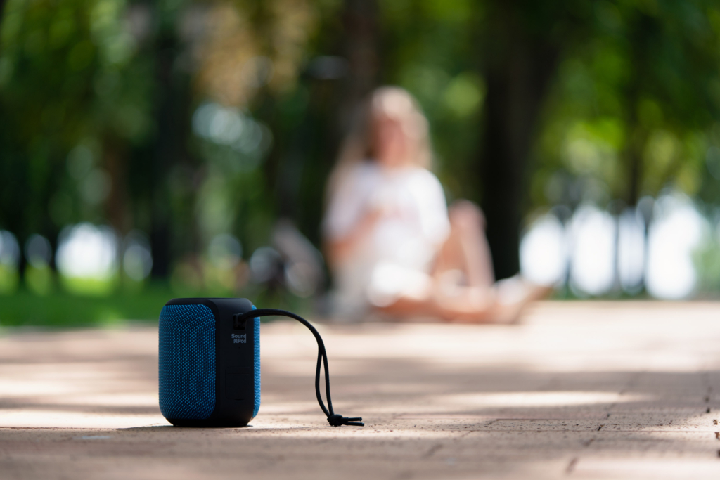 Portable Speaker 2E SoundXPod TWS, MP3, Wireless, Waterproof Blue