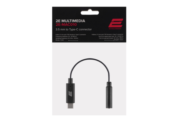 2E MAC010, Cable 3.5mm to Type-C