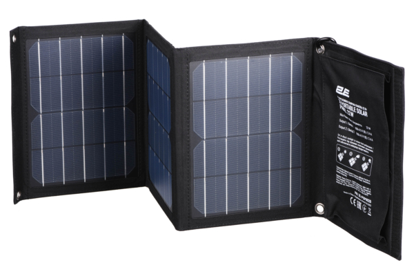 Портативная солнечная панель 2E, DC 22 Вт, 2х USB-A 5В/2.4А