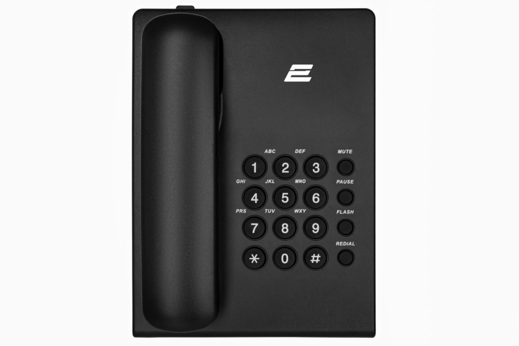 2E Corded Phone AP-210 Black