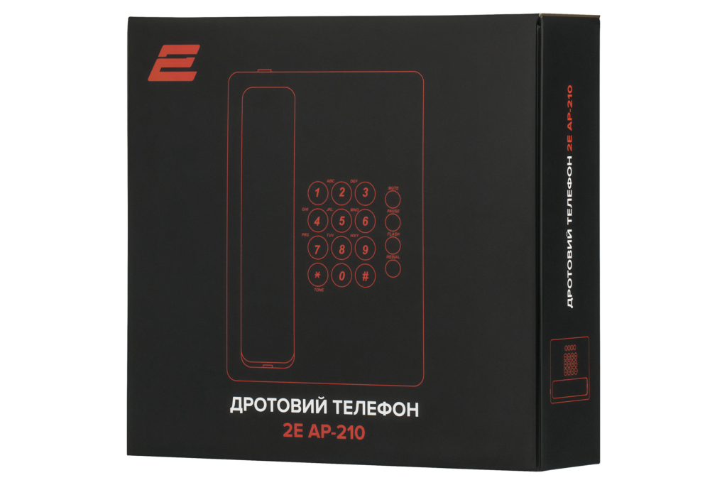 Проводной телефон 2E AP-210, белый