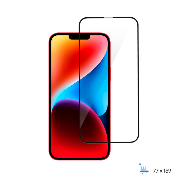 Защитное стекло 2E для iPhone 14 Plus, 2.5D FCFG, (1 Pack), черная рамка