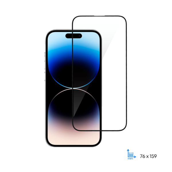 Защитное стекло 2E для iPhone 14 Pro Max, 2.5D FCFG, (1 Pack), черная рамка