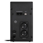 2E DD2000, 2000VA/1200W, LCD, USB, 2xSchuko