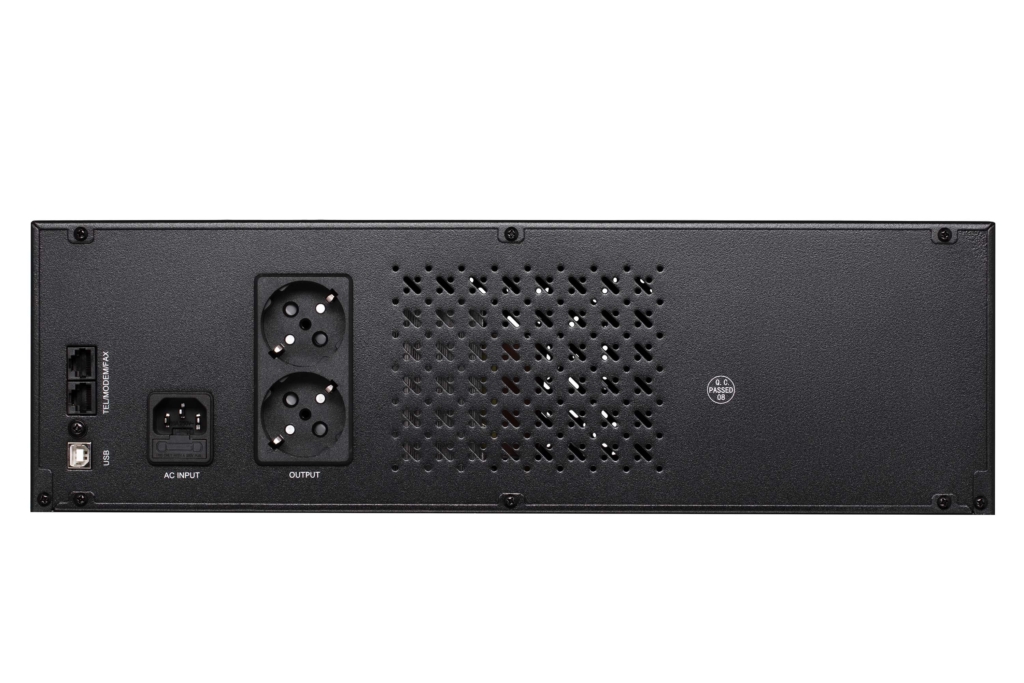 ИБП 2E RE1500, 1500VA/900W, RM 3U, LCD, USB, 2xSchuko